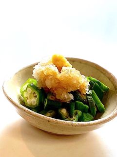 大根おろしと麺つゆでオクラ-レシピのメイン写真