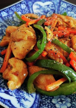 鶏むね肉でチンジャオロース-レシピのメイン写真