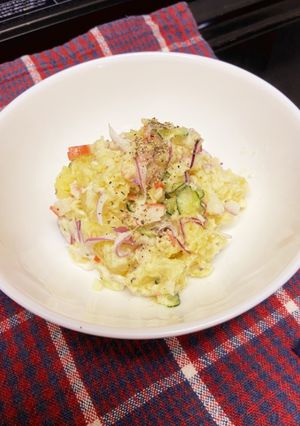 彩豊か　赤玉ねぎのポテトサラダ-レシピのメイン写真