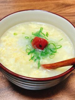 卵のおかゆ-レシピのメイン写真