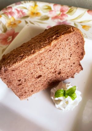 ココア　シフォンケーキ-レシピのメイン写真
