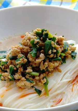 豆乳冷やし坦々そうめん-レシピのメイン写真