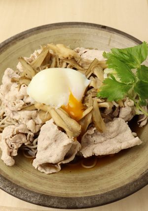 簡単 豚しゃぶ ぶっかけ蕎麦-レシピのメイン写真
