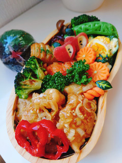 女子学生のお弁当(2022.6.9)-レシピのメイン写真