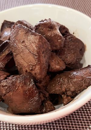 鶏レバーの赤ワイン煮-レシピのメイン写真