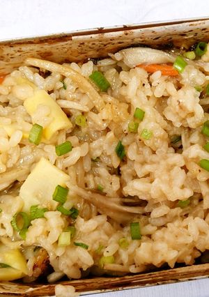 【キャンプ飯】メバルのおかきでおこわ風-レシピのメイン写真