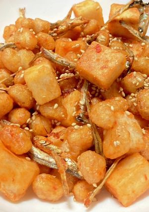 おうち居酒屋大豆と小魚のケチャップがらめ-レシピのメイン写真