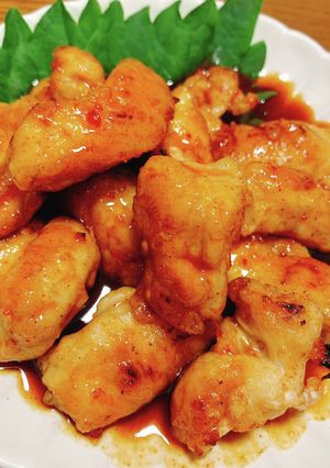 【簡単/濃味】万能☆旨辛ダレ鶏ささみ焼き-レシピのメイン写真