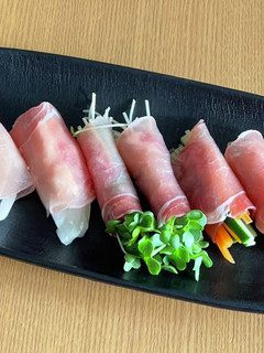 生ハムの野菜色々巻き-レシピのメイン写真