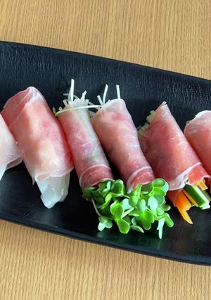 生ハムの野菜色々巻き-レシピのメイン写真