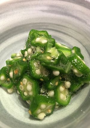 5分で完成！さっぱりオクラの白だし和え-レシピのメイン写真