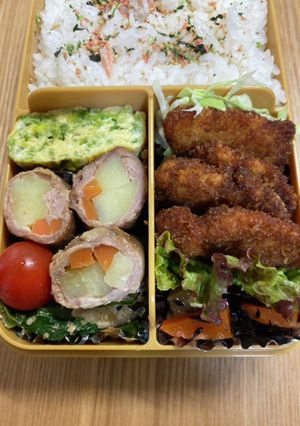 中1女子弁当アスメシ24☆ソースカツ-レシピのメイン写真
