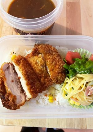 さっくさく！チキンカツ☆カレー弁当-レシピのメイン写真