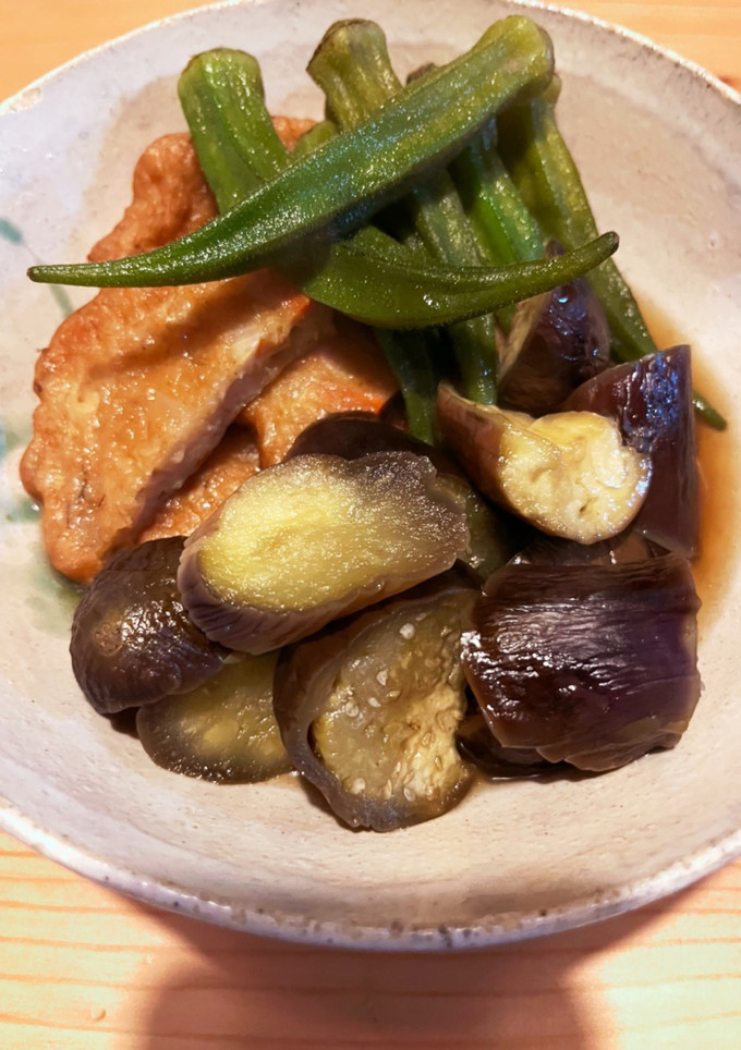 夏野菜とさつま揚げの煮物-レシピのメイン写真
