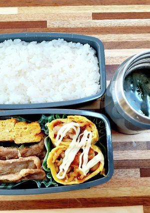高校生男子お弁当22年6月10日-レシピのメイン写真