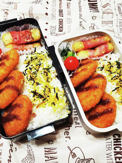 男子高校生エビカツ弁当-レシピのメイン写真