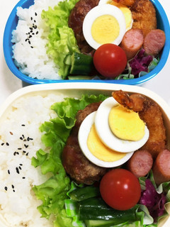 中学生と小学生のお弁当 -レシピのメイン写真