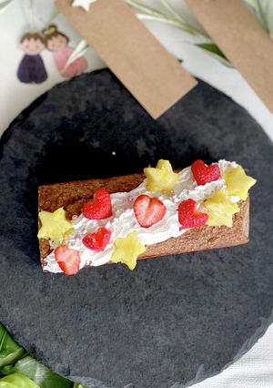 【ポリ袋で簡単】天の川風☆バナナケーキ-レシピのメイン写真