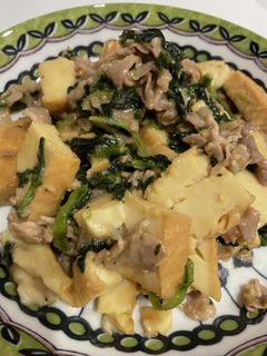 豚肉と厚揚げの甘味噌マヨ炒め-レシピのメイン写真