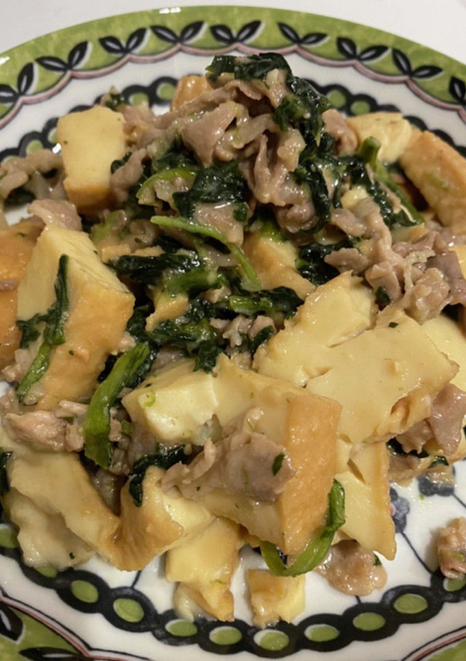 豚肉と厚揚げの甘味噌マヨ炒め-レシピのメイン写真