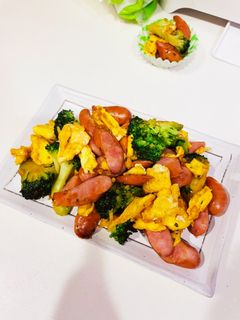 ウィンナーとブロッコリーの中華炒め-レシピのメイン写真