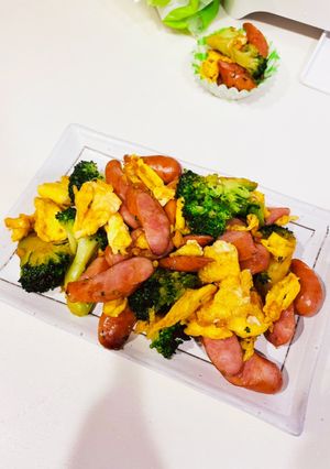 ウィンナーとブロッコリーの中華炒め-レシピのメイン写真