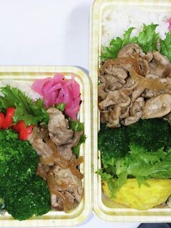 【夫婦弁当224】生姜焼きとポテサラ-レシピのメイン写真