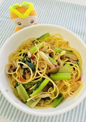 しらすと小松菜のスパゲッティ-レシピのメイン写真