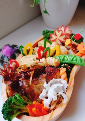 女子学生のお弁当(2022.6.10)-レシピのメイン写真