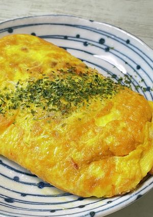おうち居酒屋♡納豆キムチーズオムレツ-レシピのメイン写真