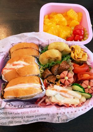 簡単サンドイッチ☆幼稚園用弁当☆2歳-レシピのメイン写真