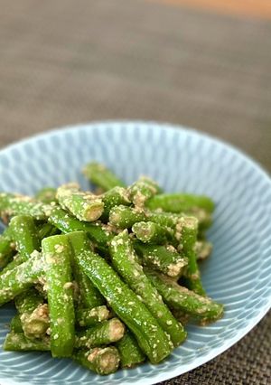 【簡単】インゲンの胡麻和え-レシピのメイン写真