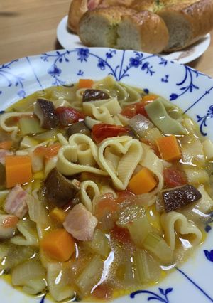 ミネストローネ (あっさり偏)-レシピのメイン写真