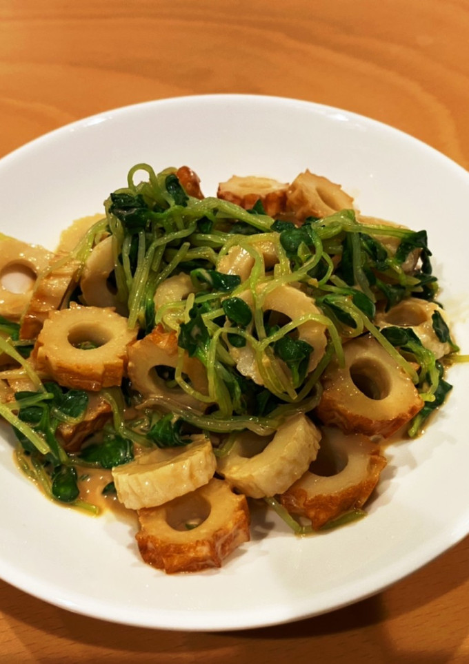 貝割れとちくわのわさびマヨ醤油-レシピのメイン写真