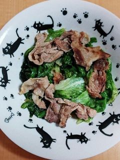豚とレタスのレモン炒め-レシピのメイン写真