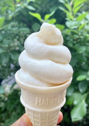 生クリーム不要☆牛乳で作るソフトクリーム-レシピのメイン写真