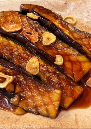 ナスのガーリック照り焼き-レシピのメイン写真
