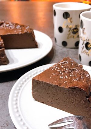 高タンパク低脂質のチョコチーズケーキ-レシピのメイン写真