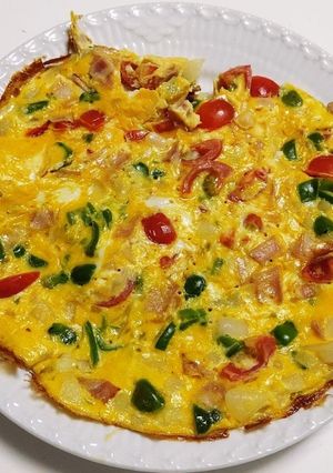 野菜嫌いな子でも！スパニッシュオムレツ-レシピのメイン写真