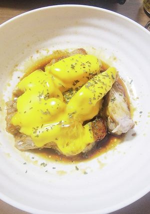 簡単、豚ロースのソテーバルサミコソース♪-レシピのメイン写真