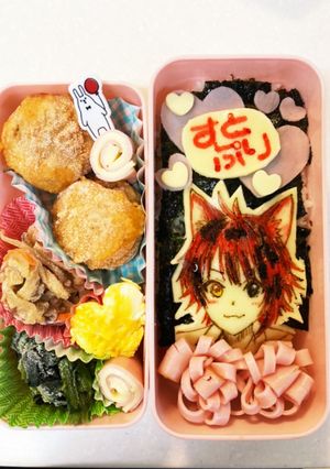 キャラ弁　莉犬くん-レシピのメイン写真