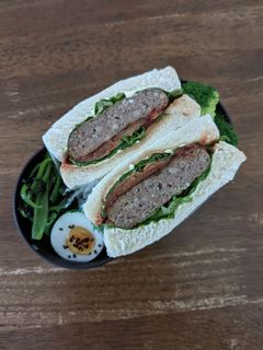 JK☆ハンバーグサンドイッチ弁当♪-レシピのメイン写真