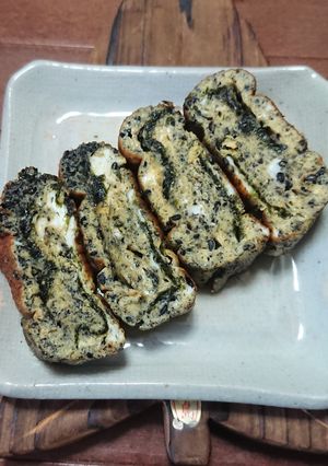 黒い卵焼き-レシピのメイン写真