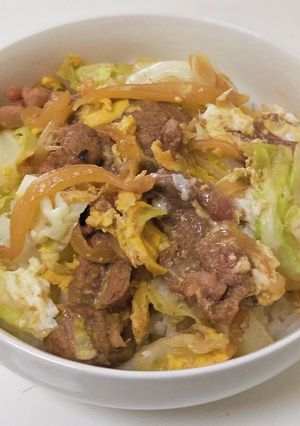 生ラム丼-レシピのメイン写真