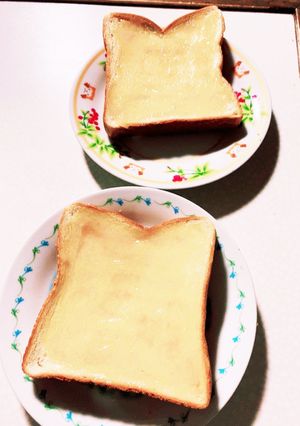 カスタードとマーガリンのトースト-レシピのメイン写真
