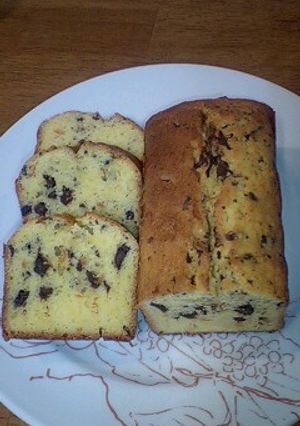 チョコとオレンジのしっとりパウンドケーキ-レシピのメイン写真