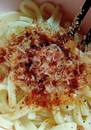 1人ランチに具がなかった時のうどん-レシピのメイン写真