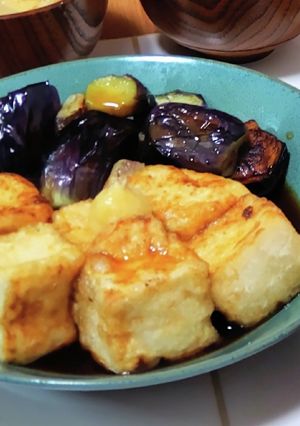 茄子と一緒に!揚げ出し豆腐-レシピのメイン写真