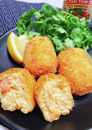 トムヤムクン風味のクリームコロッケ-レシピのメイン写真