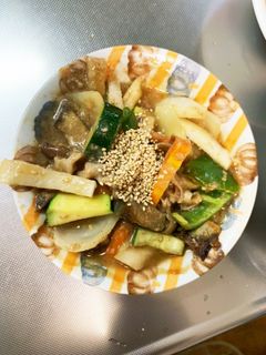 中濃ソースカツ丼味豚こま大根青椒肉絲風-レシピのメイン写真